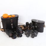 3 pairs of binoculars, including Seamaster of Eastbourne, Greenfields Longsite, and USSR 8x30