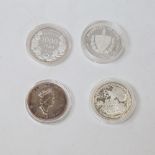 4 silver proof coins