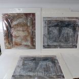 John Hacker, 5 Limited Edition colour prints, abstracts, signed in pencil, largest image 19" x