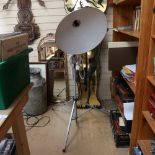 A Vintage Photax Interfit Professional Studio lighting lamp, with adjustable reflector umbrella