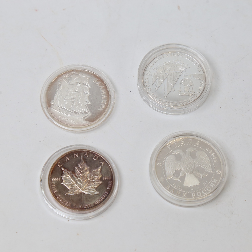 4 silver proof coins - Image 2 of 2