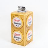 A Wade ceramic Bass Export Ale advertising lighter, height 19cm