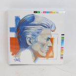 DAVID BOWIE - 10 original 7" singles picture discs, Fashions, in original plastic folder, released