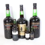 Various bottles of Port, including Sandeman and Cockburns