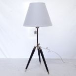 A new Ralph Lauren Home "Lauren" table lamp on tripod stand, model no. 169488, height including