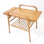 A mid-century Italian tray top trolley in the manner of ICO PARISI, height 74cm Good condition