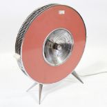 A modernist "Sofono" UFO electric heater, diameter 61cm Surface wear consistent with light use, good