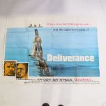 Film Poster - Deliverance (Warner Brothers, 1972), British Quad (30" X 40") Excellent condition,