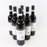 6 bottles of red wine, 2017 Manfredi, Nebbiolo D'Alba DOC, Italy All wine in good condition, private