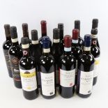 15 bottles of Italian red wine All wines in good condition, private cellar stored. 2 x 2018 Wine