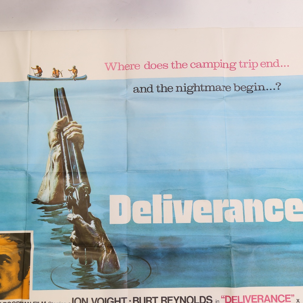 Film Poster - Deliverance (Warner Brothers, 1972), British Quad (30" X 40") Excellent condition, - Image 3 of 4