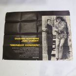 Film Poster - Midnight Cowboy (United Artists, 1969). British Quad (30" X 40") Very good