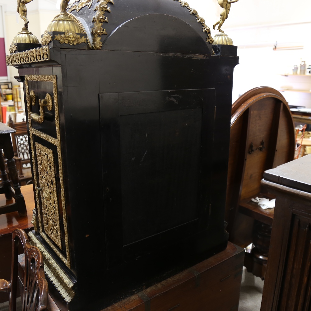 A spectacular 19th century quarter chiming English Exhibition table clock with automata, - Image 21 of 51