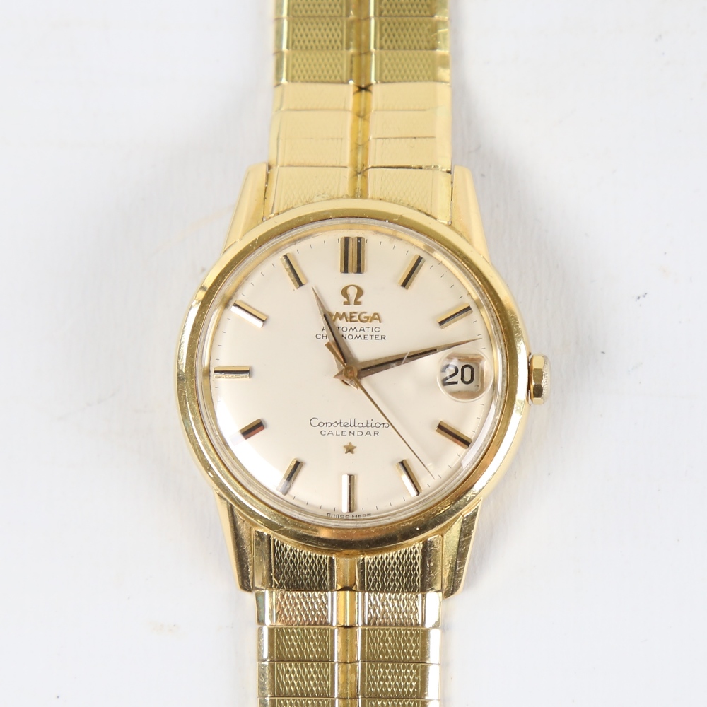 OMEGA - a Vintage 18ct gold Constellation Calendar automatic chronometer wristwatch, ref. 886, circa