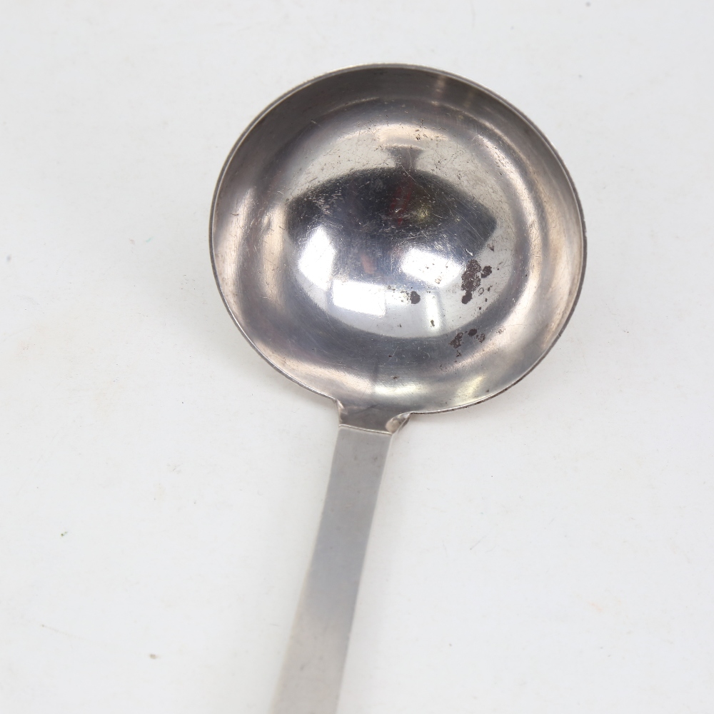 GEORG JENSEN - a Vintage Danish sterling silver ladle, model no. 13, import hallmarks London 1934, - Image 5 of 5