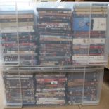 A large quantity of DVD films and TV series, including some box sets (2 boxes)
