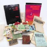 Various Air Raid Precautions training manuals, gazettes, ration books etc (boxful)