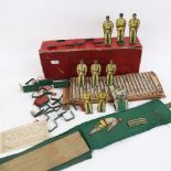 A Vintage Lamplough's model cricket game, in original box