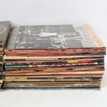 A collection of LPs, including Bonzo Dog Band, Joan Armatrading, and Eric Clapton