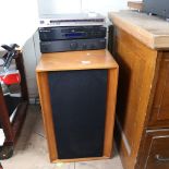 Various Hi-Fi sound equipment, comprising pair of KEF Concerto floor standing loud speakers,