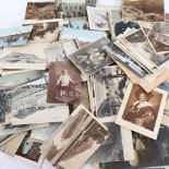 A group of early 20th century loose topographical postcards (boxful)