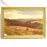 Henry Boatwright, oil on canvas, landscape, image 50cm x 75cm, framed