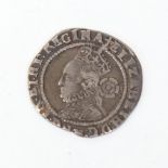 Elizabeth I (1558 - 1603), fifth issue silver 1578 threepence, S 2573, m.m. Greek cross