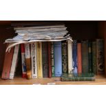 Various Vintage books on life boats and sea related novels