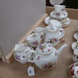 Royal Worcester, Roanoke tea service, including jugs and teapot