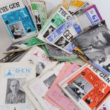 A large quantity of Vintage mid-20th century magician magazines, including The Magic Circular, and