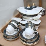 Royal Doulton Carlyle pattern dinner and teaware, including 2 vegetable tureens, and a jug