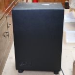 REL - a large floor standing Storm 100 watt Mos-fet Sub-bass system, with original instructions