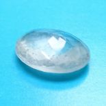 An 8.99ct oval mixed-cut aquamarine, dimensions: 16.48mm x 12.65mm x 7.46mm, with ITLGR Gemstone