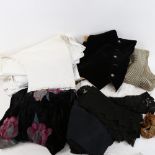 Various costume clothing, including lady's 1920s day dress, Victorian nightdresses etc (boxful)