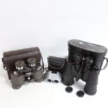 3 pairs of binoculars, including Panorama 10x50, Hanimex 7x35 etc (3)