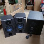 Jamo Home Cinema sub-base BASS system, pair of Spirit Absolute 2 speakers, pair of Sony speakers (5)