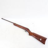 A BSA air rifle, break barrel action, serial no. B25638, length 96cm