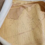 Various local and English Channel navigational charts with wrecks marked