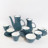 Poole Pottery Twin-Tone coffee set