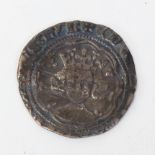Edward III (1327 - 77), fourth coinage pre-Treaty Period silver halfgroat, S 1620, M.M. cross potent