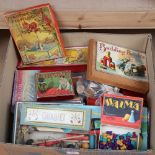 Various Vintage board games, puzzles, card games including Disney ‘Alice’ and Racey Helps Woodland