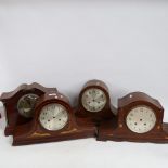 5 Vintage mantel clocks