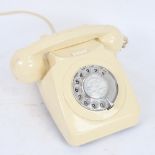 A converted cream T46 Gen T2/1 Bakelite dial telephone