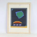 Ray Fawcett, lithograph, Istanbul - Night, signed in pencil, 1972, no. 5/25, image 21" x 17", framed