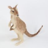 A table-top model kangaroo doll, height 27cm