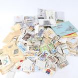 Various cigarette cards, including Kensitas Silks and railway interest (boxful)