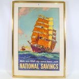 Make Sure Your Ship Comes Home With National Savings, original National Savings Committee poster,