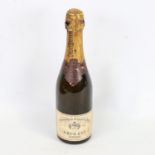 A pint bottle of Krug & Co Champagne, Private Cuvee, vintage 1945, Extra Sec, Great Britain Some