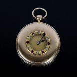 BREGUET - a fine and rare half hunter key-wind repeater pocket watch, engine turned dial with