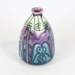 A Minton Secessionist vase, designed by Leon Solon and John Wadsworth, of ovoid squat form with